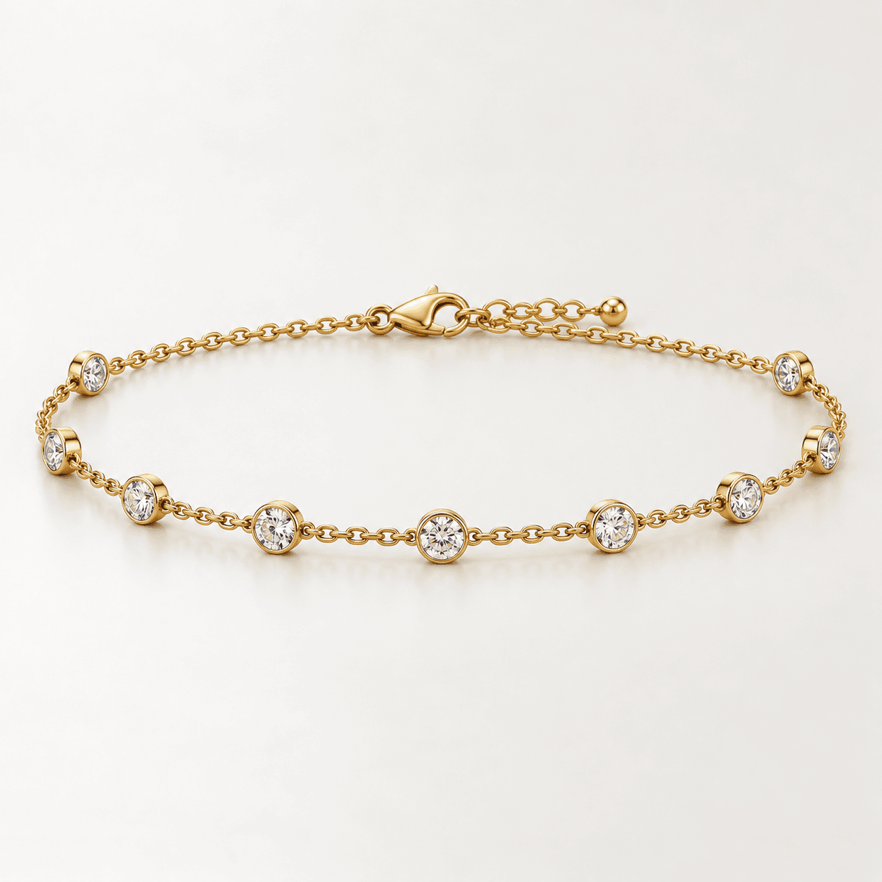 Diamond by the Yard Bracelet in 14k Yellow Gold product preview