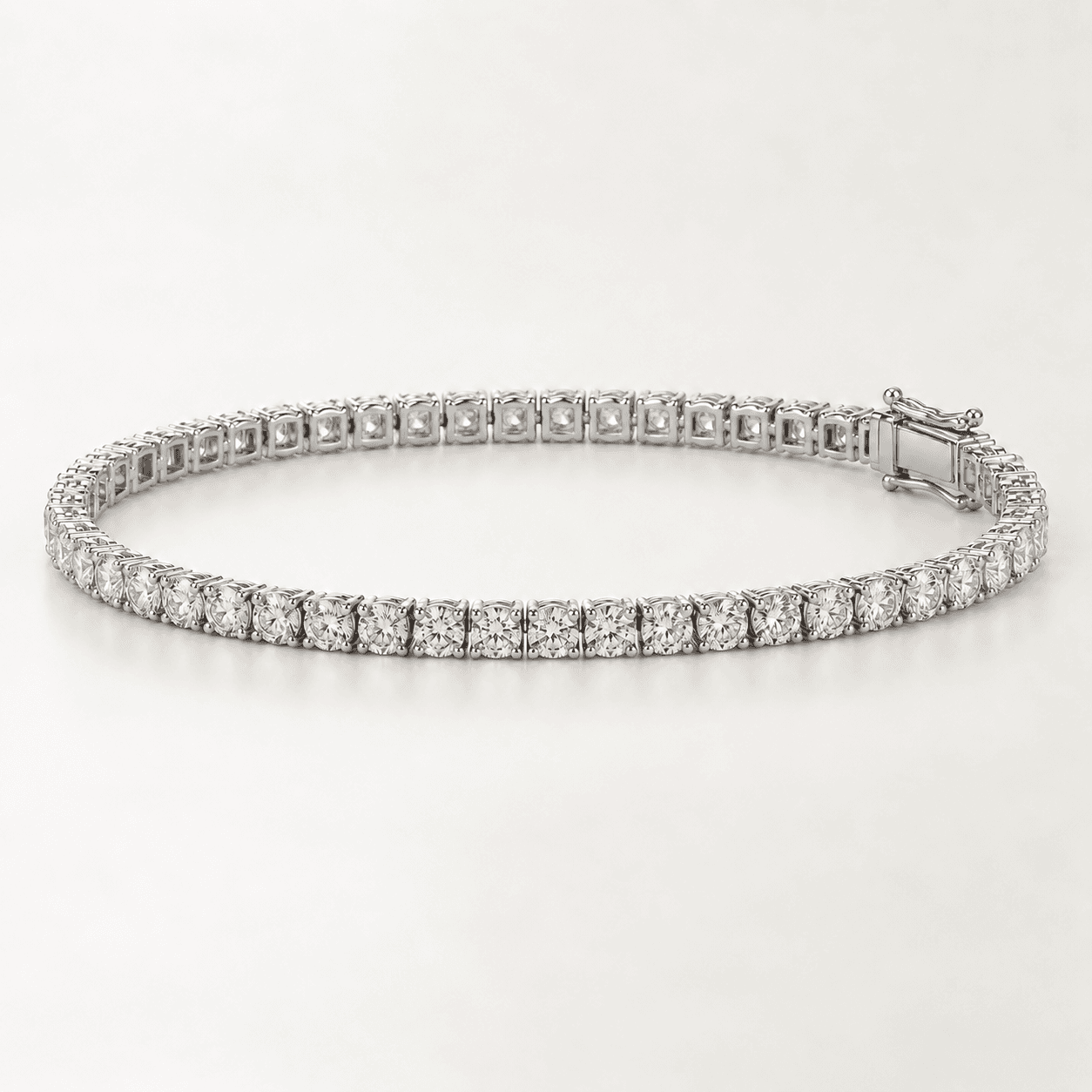 Signature Diamond Tennis Bracelet in 14k White Gold product preview